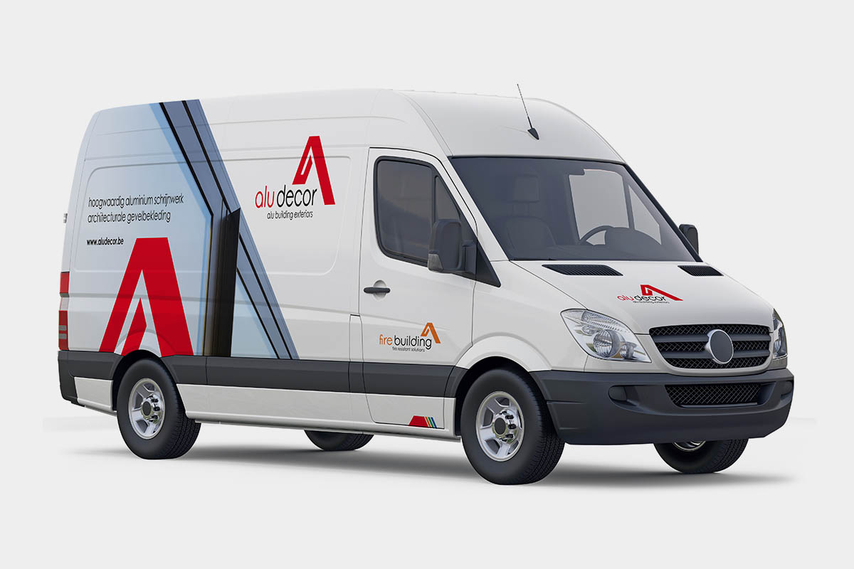 Aludecor Belettering