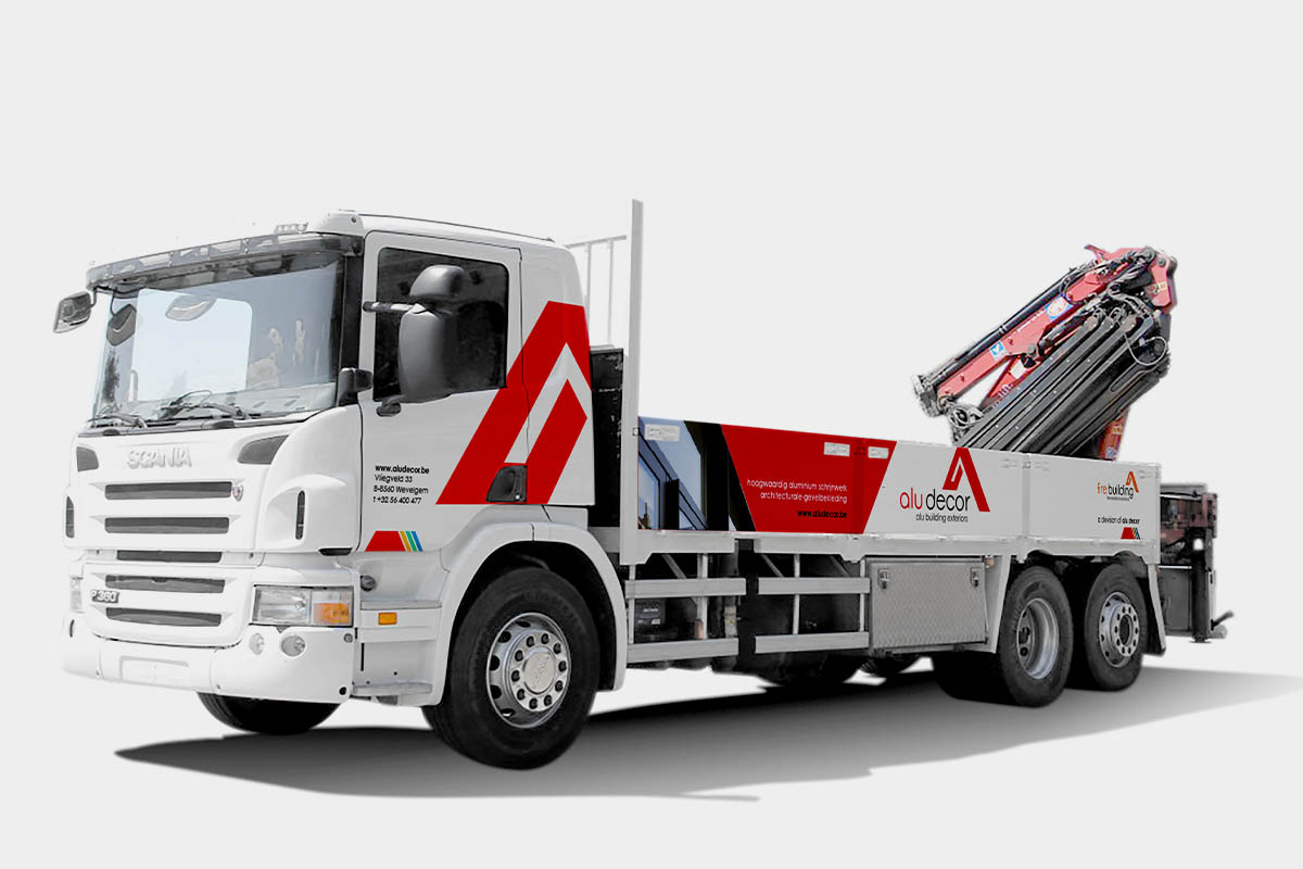 Aludecor Belettering