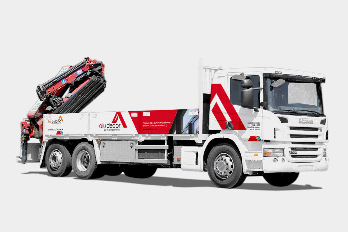 Aludecor Belettering